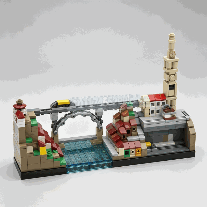 Lego Set Creator - 521 قطعة من مكعبات بناء منظر