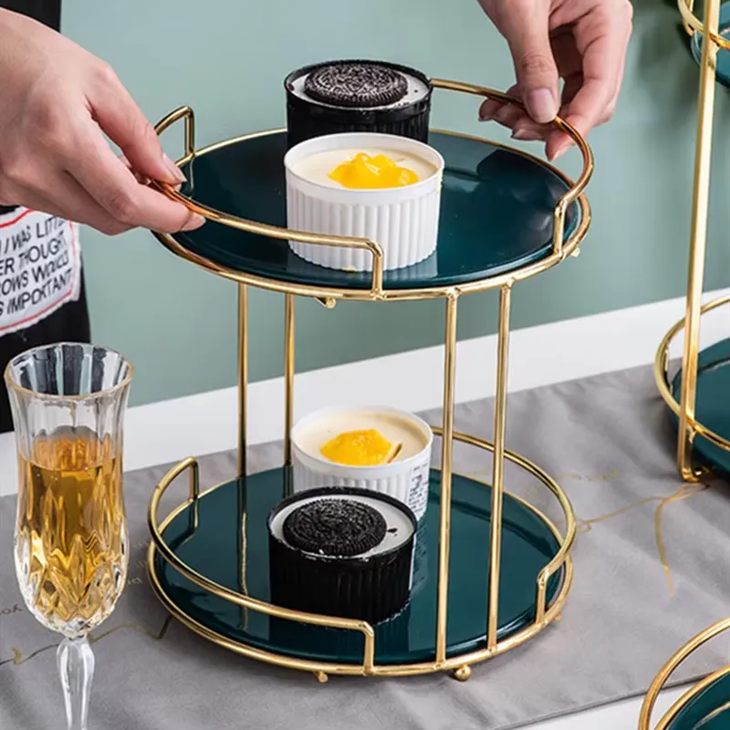 طقم حامل كيك فاخر ذهبي اللون م - مراجعة Display Risers Set وسعره
