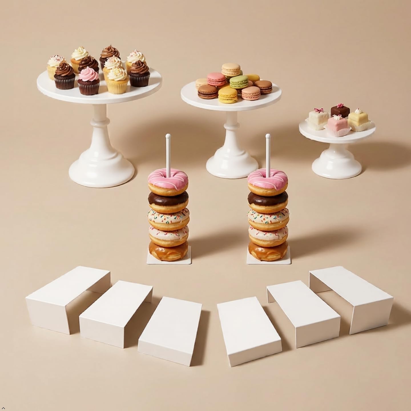طقم عرض الحلويات المكون من 11  - مراجعة Display Risers Set وسعره