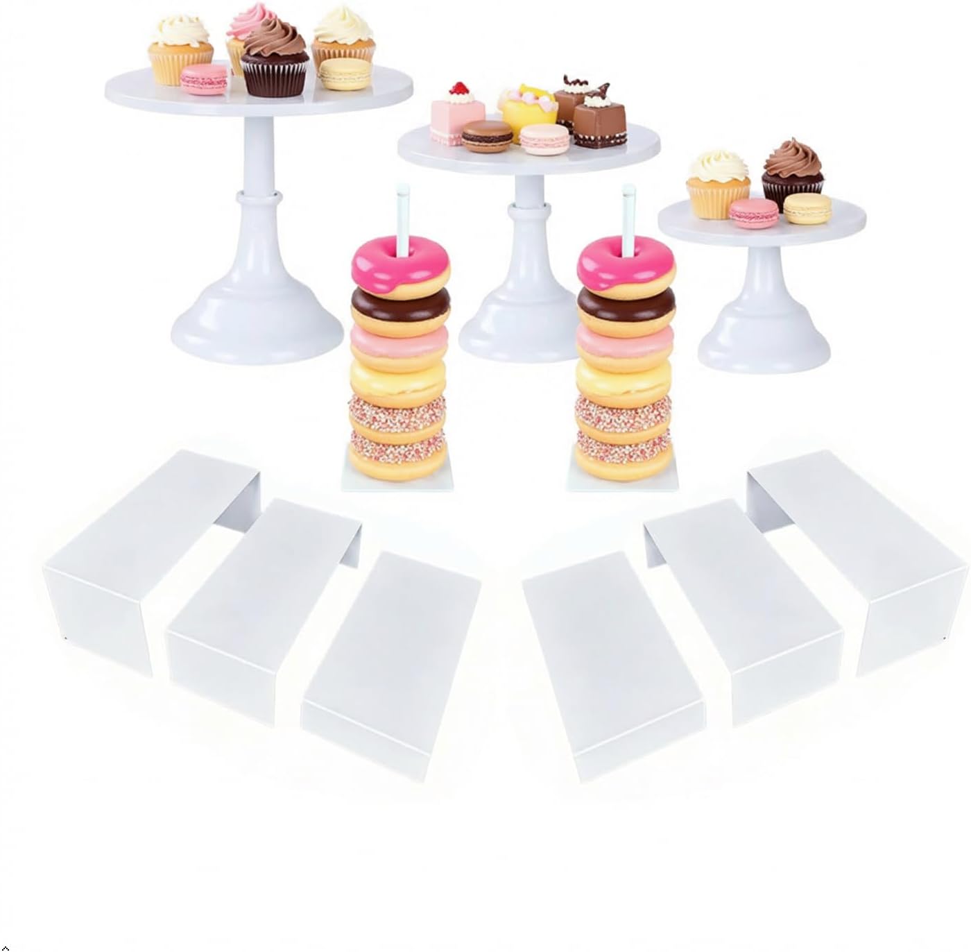 طقم عرض الحلويات المكون من 11  - مراجعة Display Risers Set وسعره