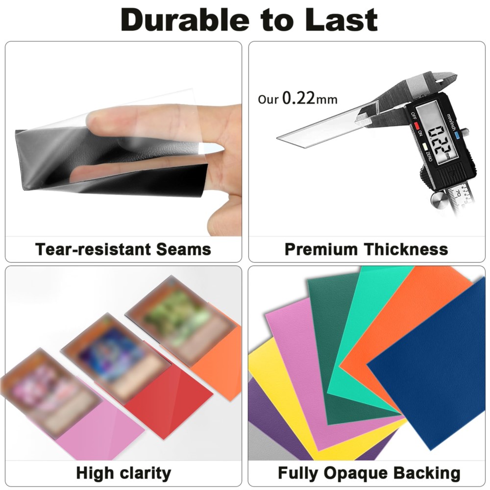 50 قطعة من أغطية البطاقات لحما - مراجعة Card Penny Sleeve وسعره