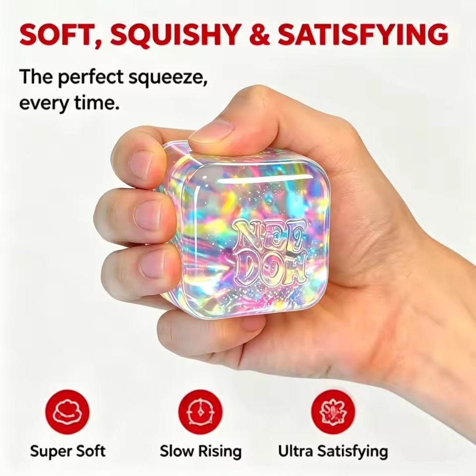 لعبة مكعب ناعم قابل للضغط من ن - مراجعة Fidget Cube Original وسعره