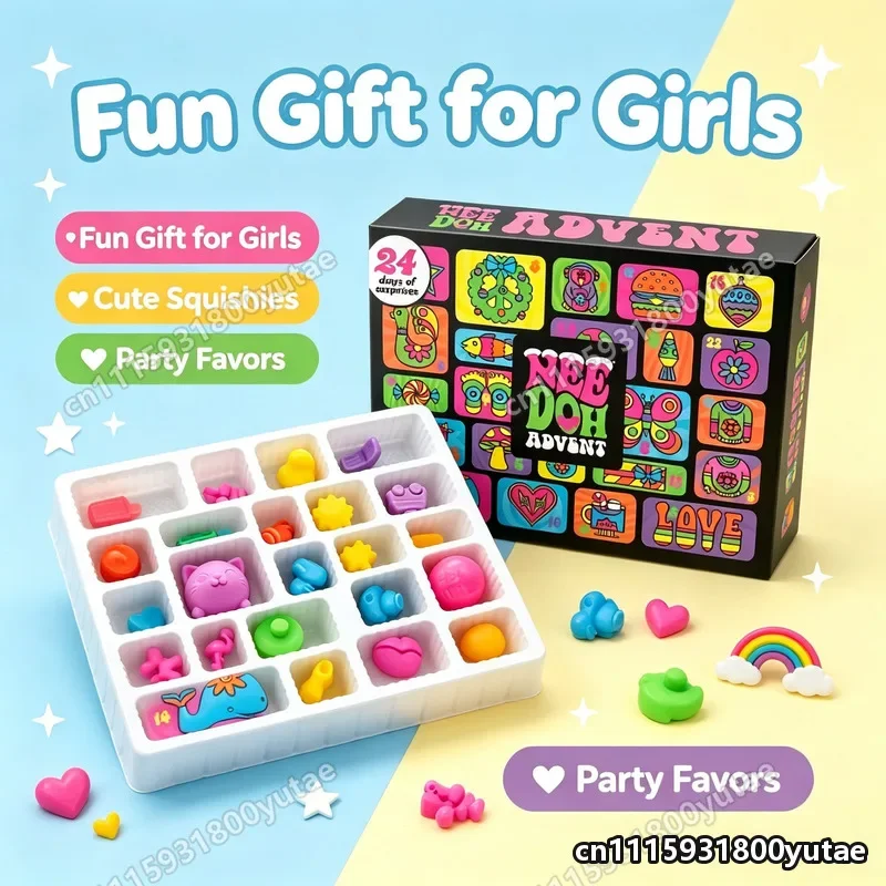 صندوق مفاجآت تقويم عيد الميلاد - مراجعة Fidget Cube Original وسعره