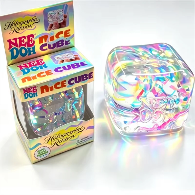 NeeDoh مكعب سانتا الكريسماس ال - مراجعة Fidget Cube Original وسعره
