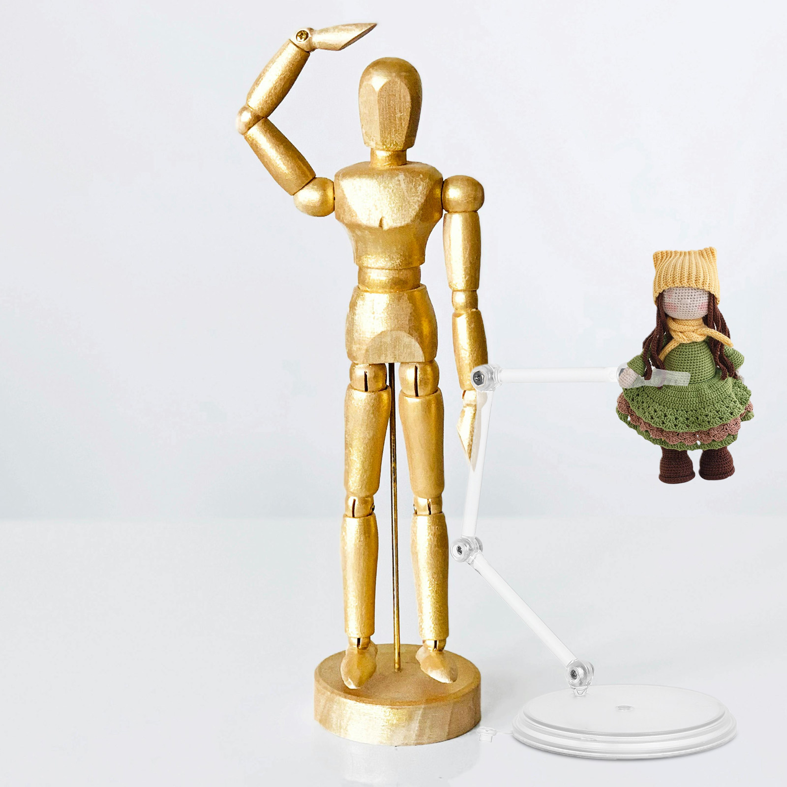 حامل عرض شفاف قابل للتعديل لعر - مراجعة Action Figure Stand وسعره