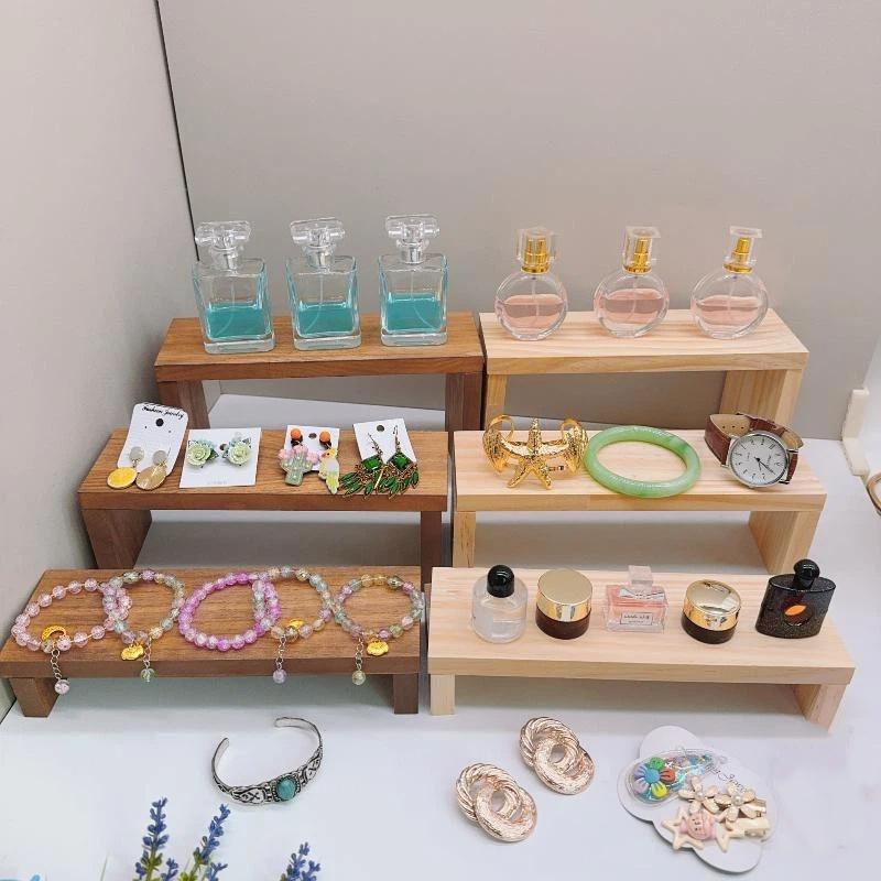 رفوف عرض مجوهرات خشبية مستطيلة - مراجعة Display Risers Set وسعره