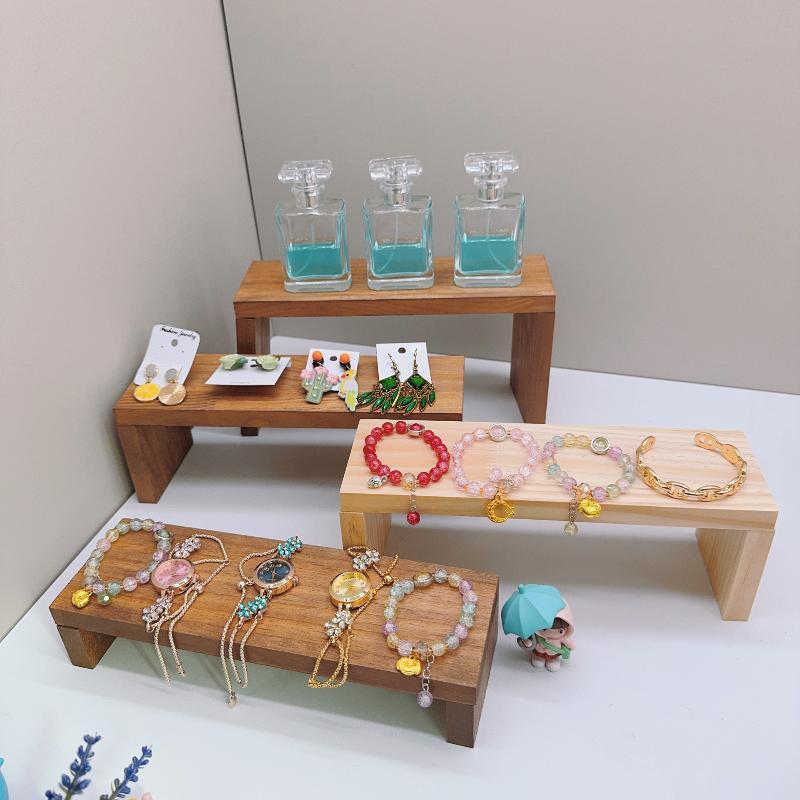 رفوف عرض مجوهرات خشبية مستطيلة - مراجعة Display Risers Set وسعره