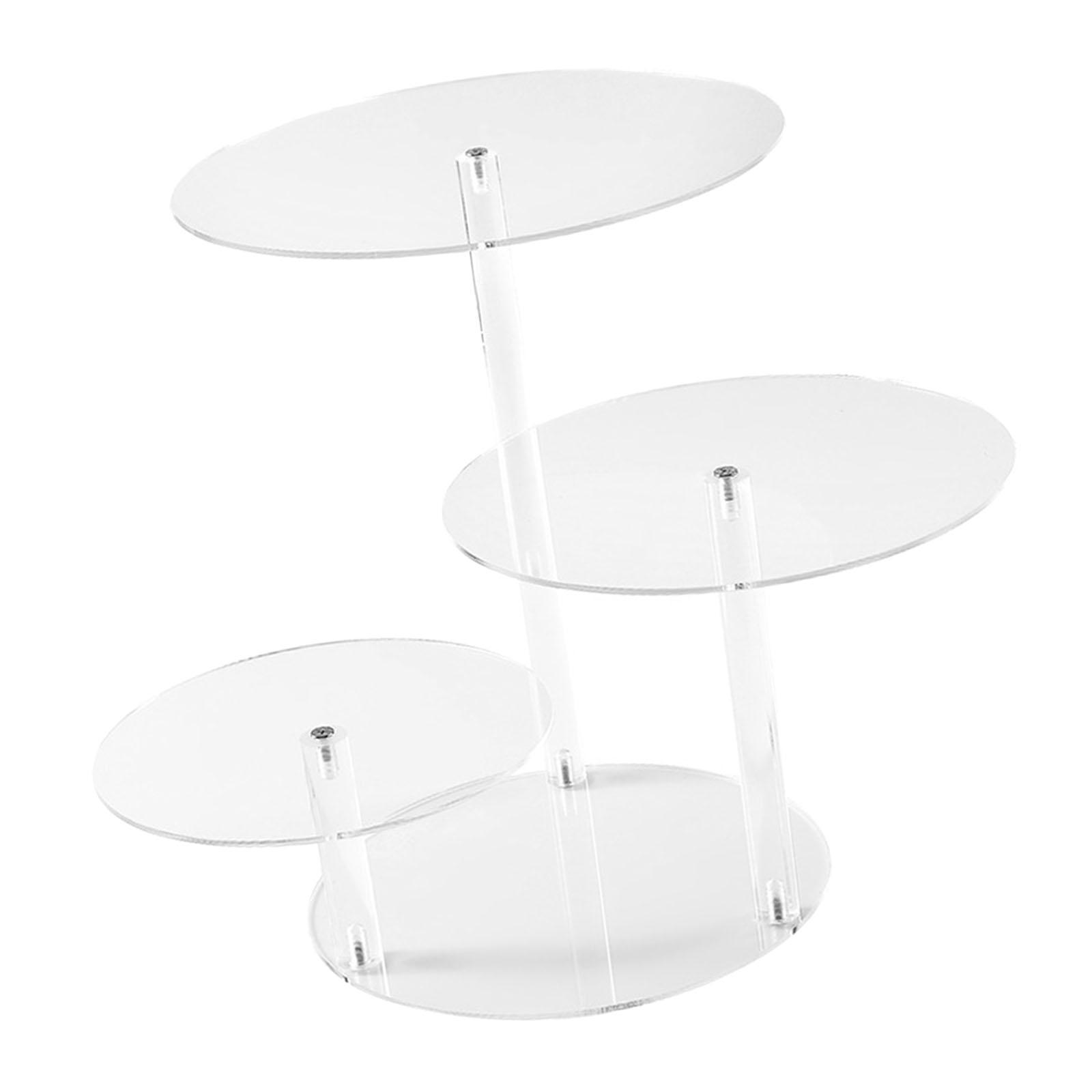 حامل عرض كيك أكريليك بثلاث طبق - مراجعة Display Risers Set وسعره