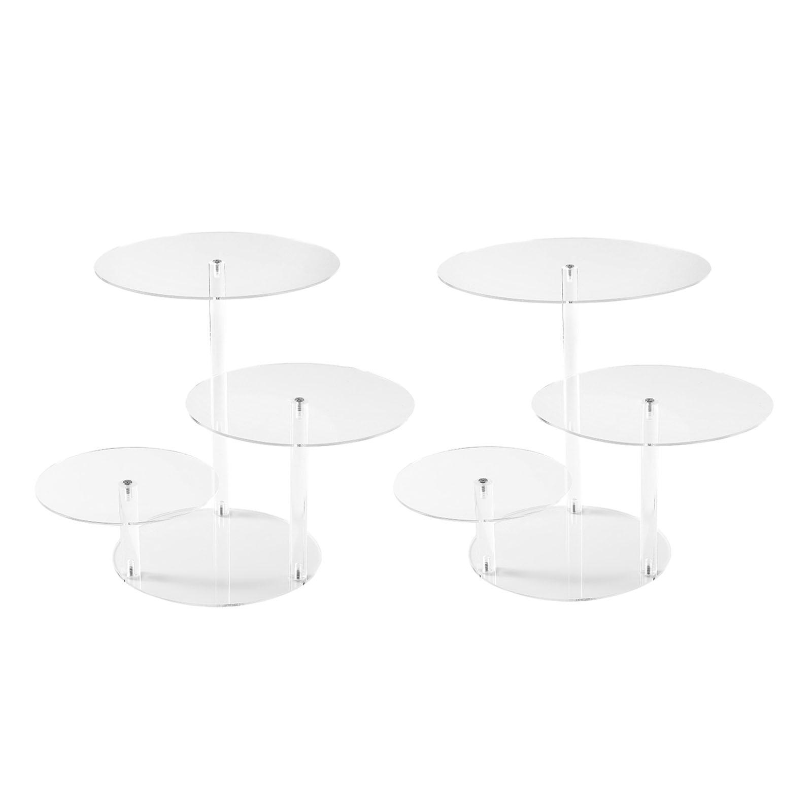 حامل عرض كيك أكريليك بثلاث طبق - مراجعة Display Risers Set وسعره